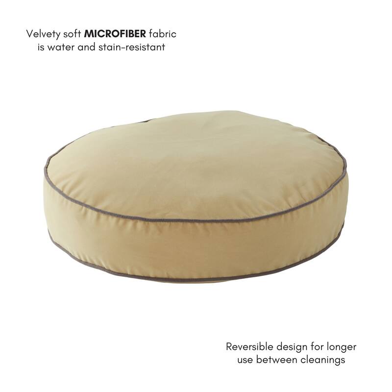 Scout Round Reversible Pillow Dog Bed