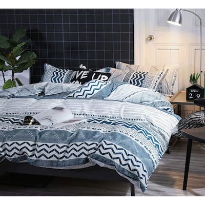 Shatex Kids 2 Piece Geometric Comforter Set