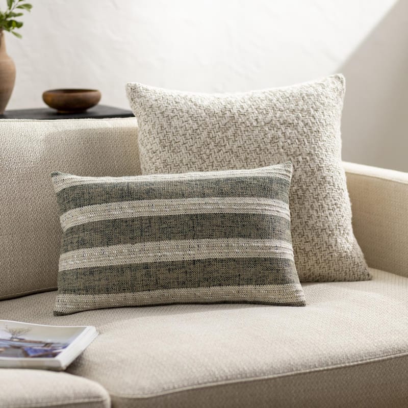 Artistic Weavers Callealta Woven Striped Throw Pillow
