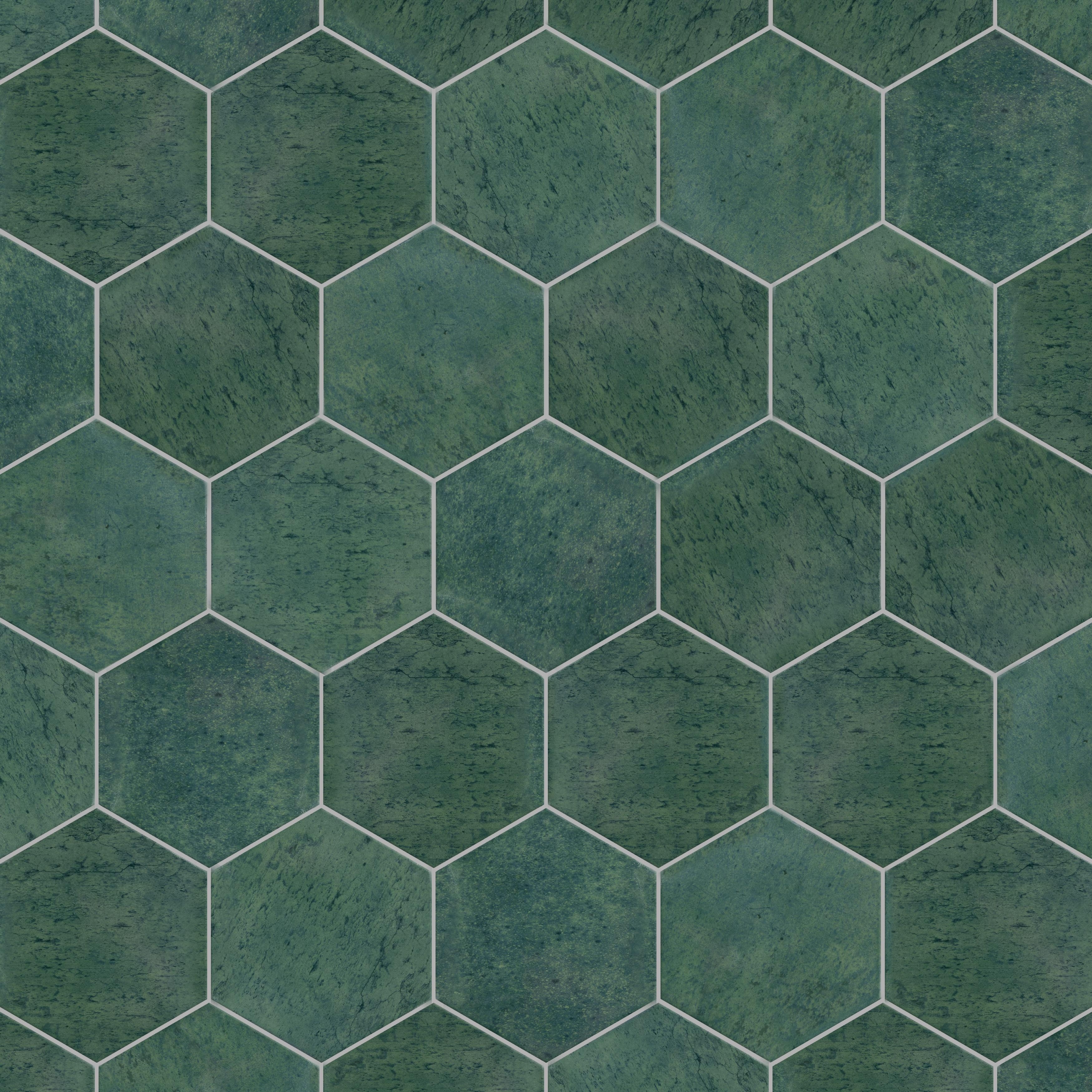 Merola Tile Capri Hex Oliva 7