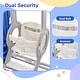 preview thumbnail 3 of 36, 5 in 1 Toddler Slide and Swing Set, Kids Playground Climber Slide Playset with Basketball Hoop Freestanding Combination