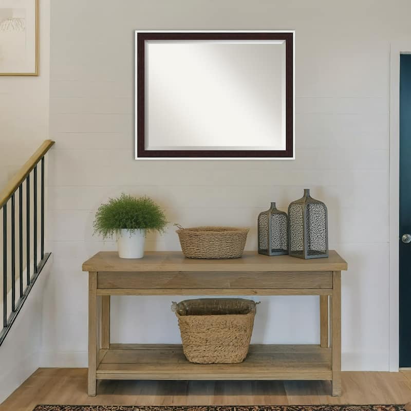 Maya Beveled Framed Wall Mirror
