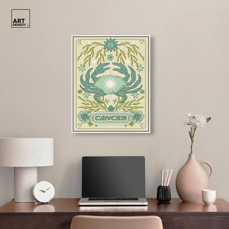 Cancer Stars Card Canvas by Art Remedy