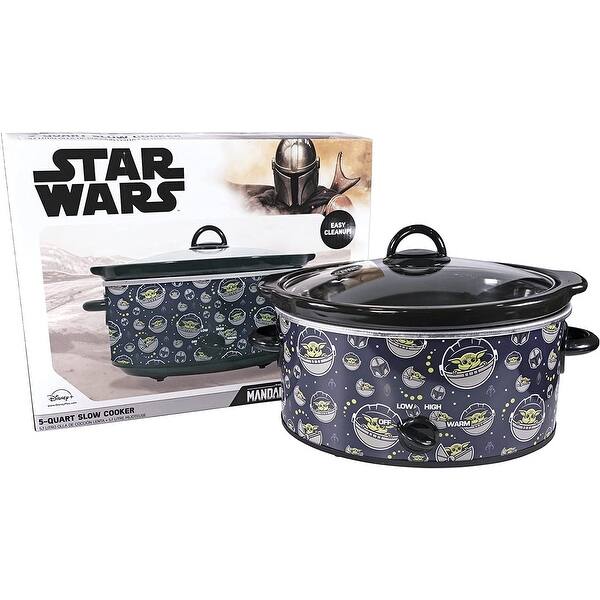5 Quart Slow Cooker Easy Cooking For Baby Yoda Kitchen Appliance