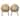 Set of 2 Mid-Century Modern Rocking Lounge Chairs - Egg-Shaped Breathable Plastic Seat with Durable Plastic Base, Accent Seating