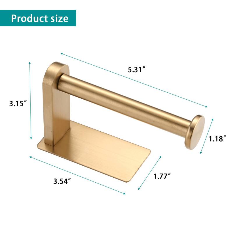 Dornberg Self-Adhesive Wall-Mounted Toilet Paper Holder