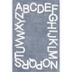 preview thumbnail 42 of 136, Nuloom Alphabet SpinClean Washable Round Rug
