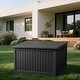 preview thumbnail 10 of 13, 230 Gal. Resin Lockable Patio Outdoor Storage Deck Box for Furniture - 57.9"L x 32.2"W x 33.7"H