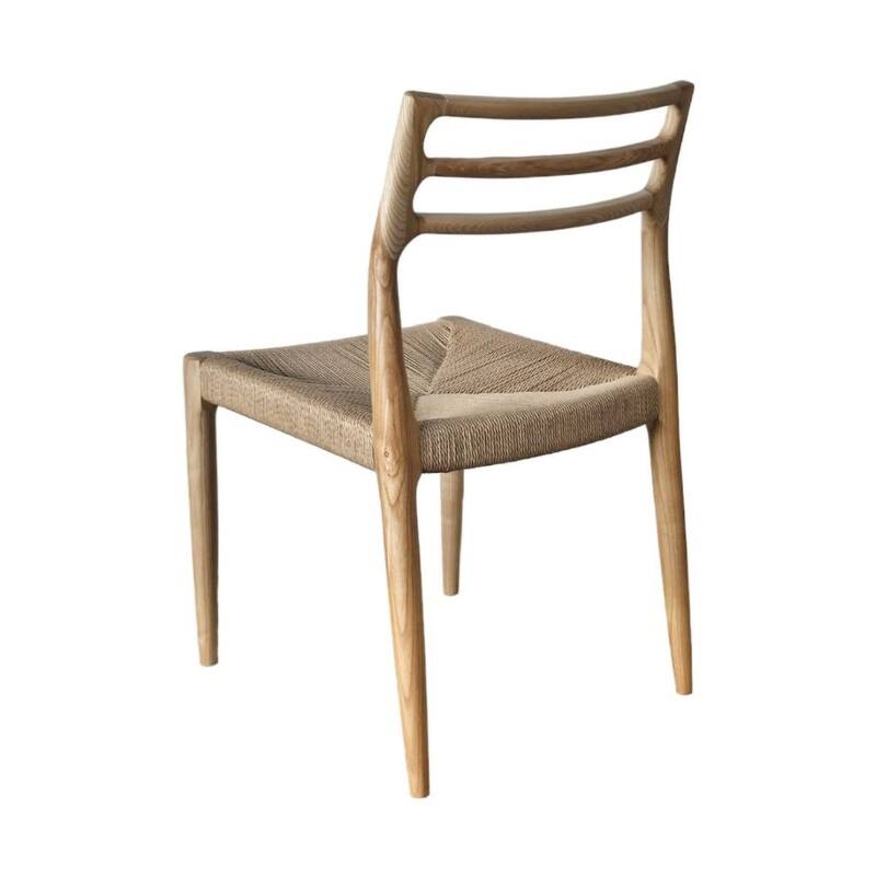 Oralie Ash Wood Dining Chair (Set of 2)