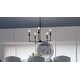 preview thumbnail 2 of 7, Prescott 5-Light Matte Black Chandelier