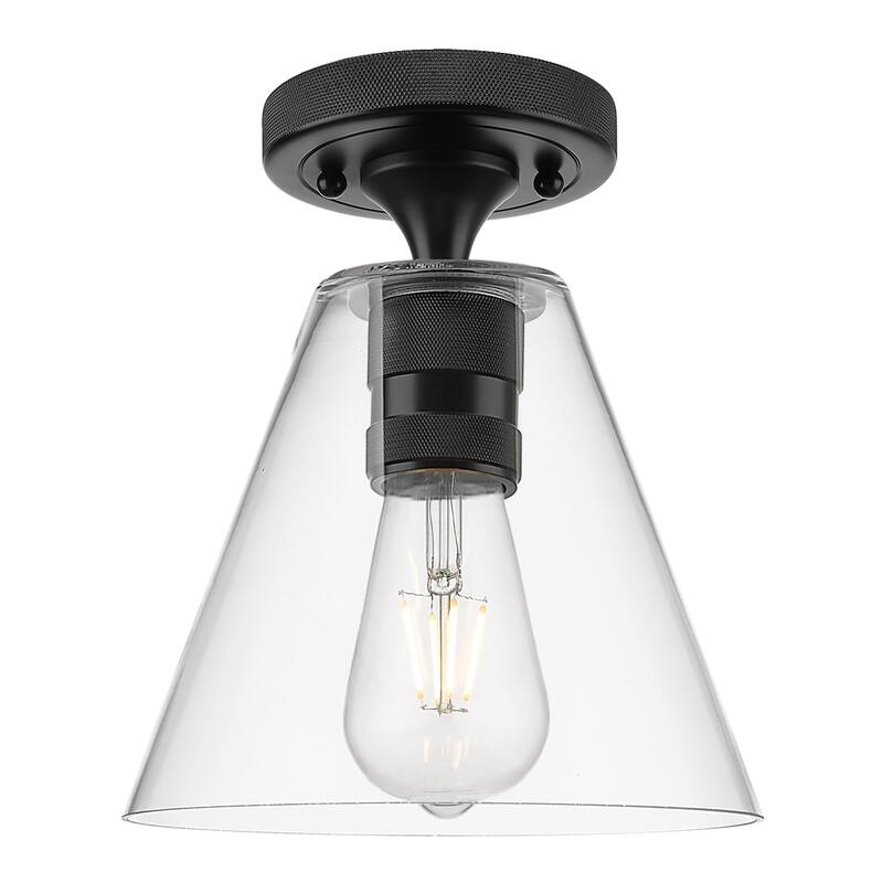 Innovations Lighting Downtown Urban - Crown Point - 1 Light 8" Berkshire Flush Mount Light