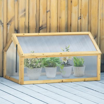 Wooden Cold Frame Greenhouse