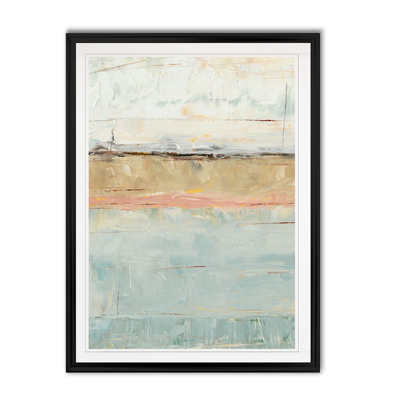 Pastel Horizon I -Custom Framed Print
