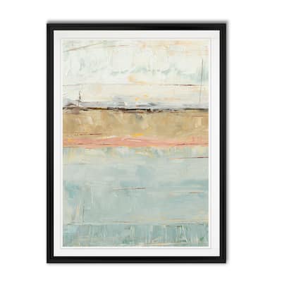 Pastel Horizon I -Custom Framed Print