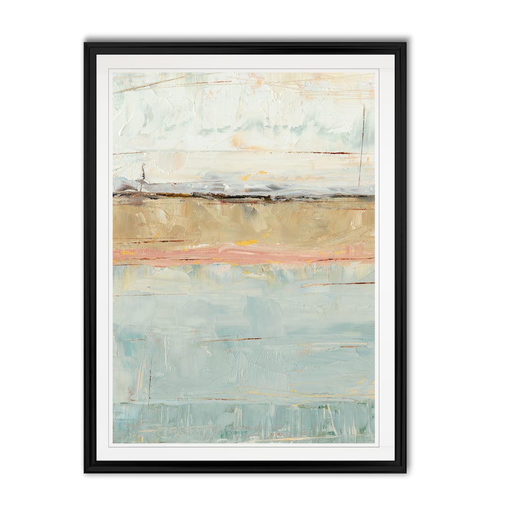 Pastel Horizon I -Custom Framed Print