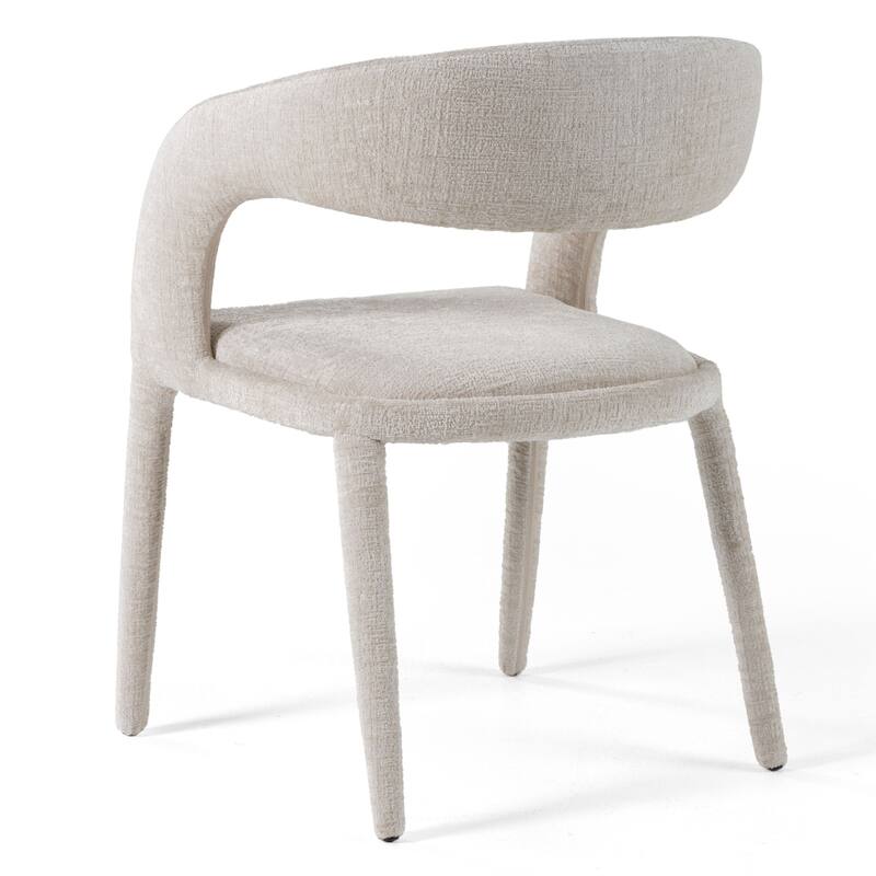 Modrest Faerron Modern Light Grey Fabric Dining Chair