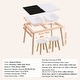 preview thumbnail 8 of 7, Natural Wood Pine Sensory Table Set with Stools & Storage Bins - 32.1" x 23.6" x 19.9"