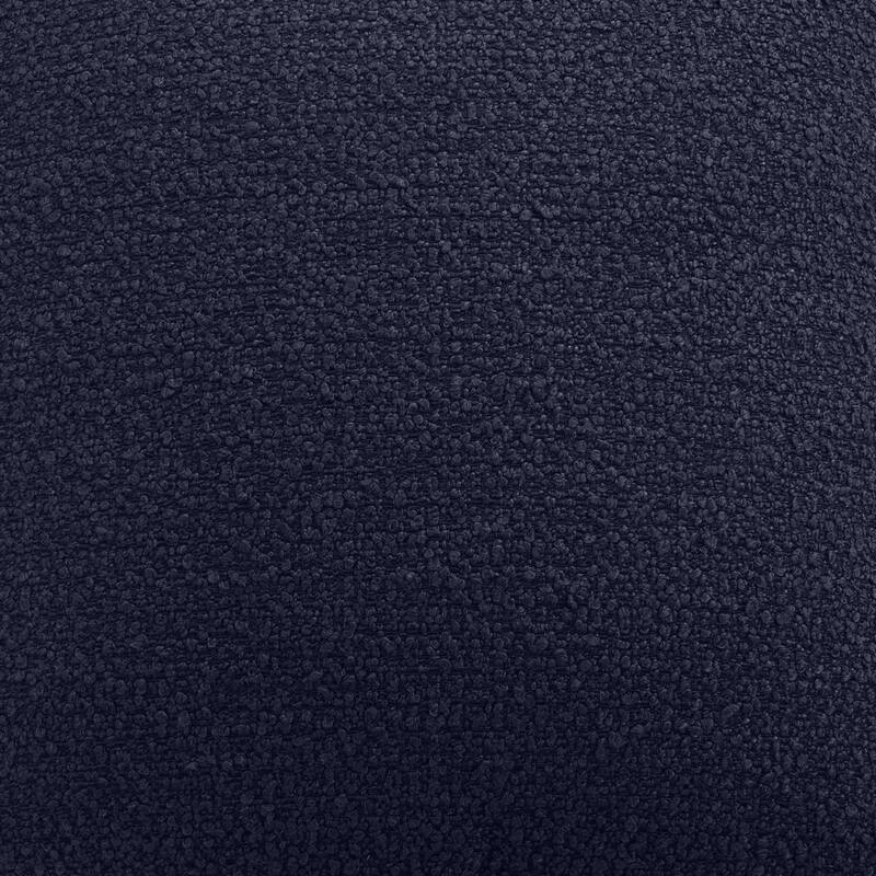 Allan Andrews Scroll Puff Ottoman with Titanium Frame & Cover, Barbet Collection