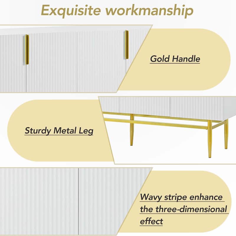 Modern Elegant Sideboard Cabinet for Dining Room