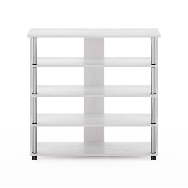 Furinno Turn-N-Tube 5 Tier Wide Shoe Rack
