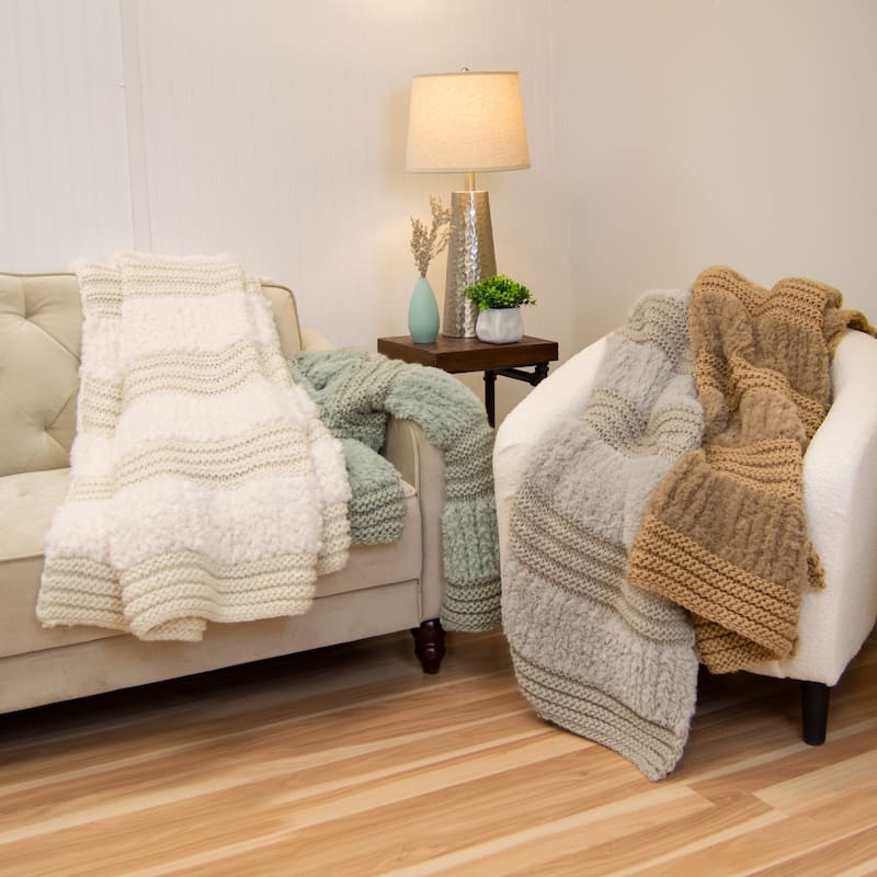 Donna Sharp Plush Knit Throw