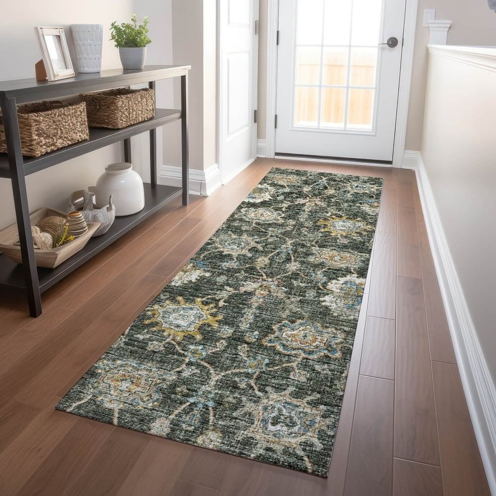 Premium Washable Super Soft Traditional Kashan Mayfield Rug