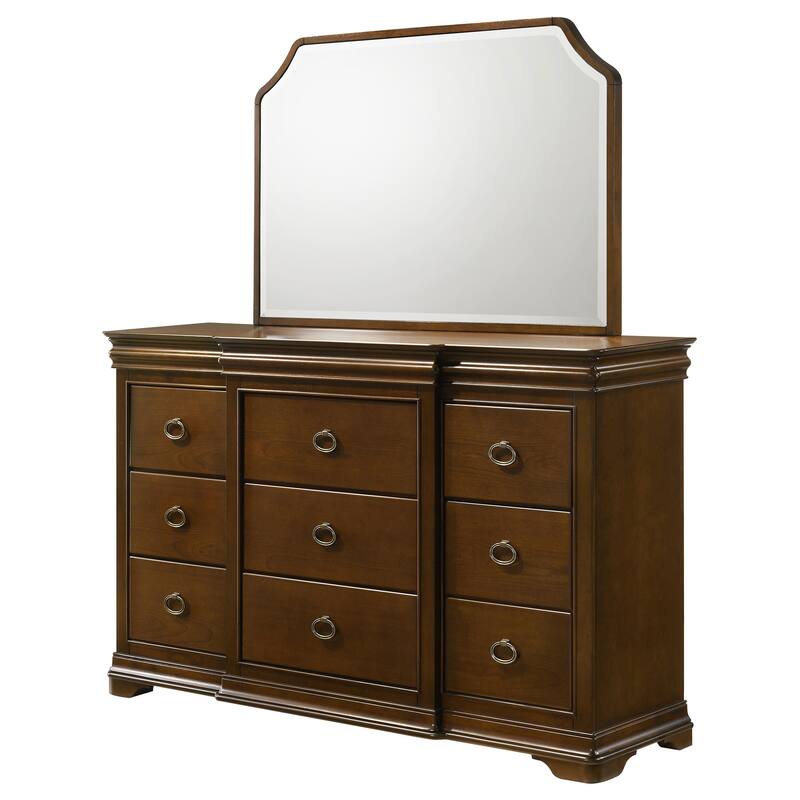 Garland 11-drawer Bedroom Dresser Cabinet Brown Cherry