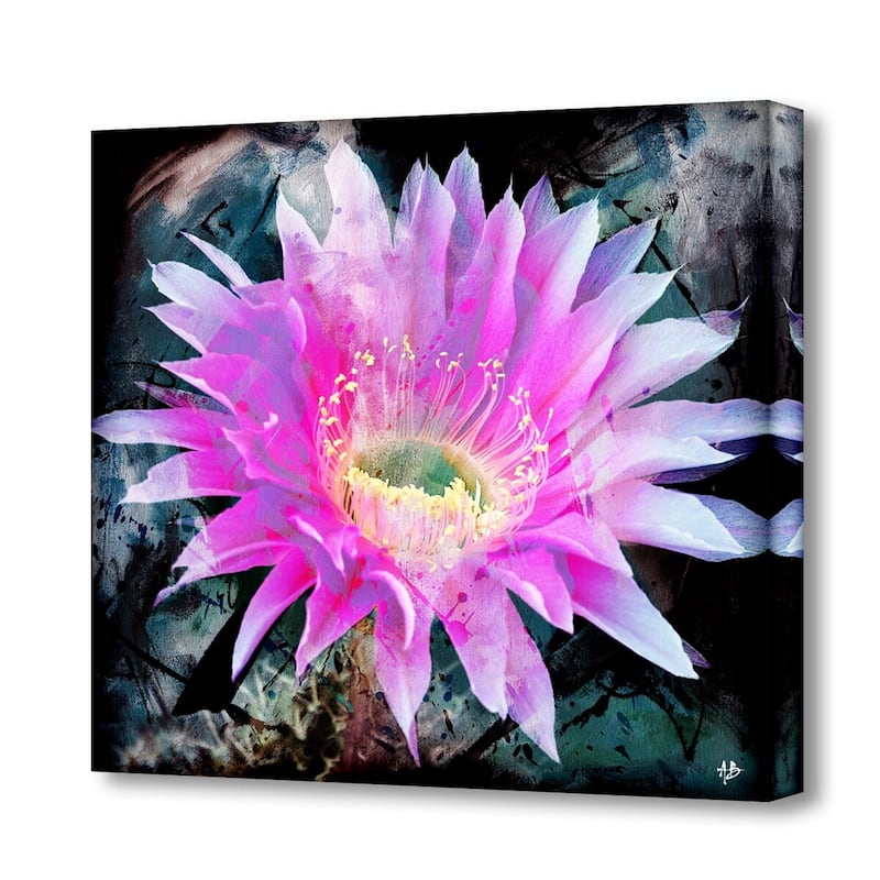 Ready2HangArt 'Painted Petals XLI' Floral Canvas Wall Art