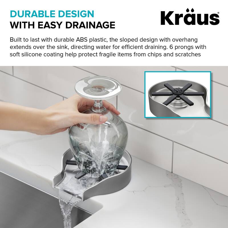 KRAUS CleanMate Glass Rinser for Kitchen Sink
