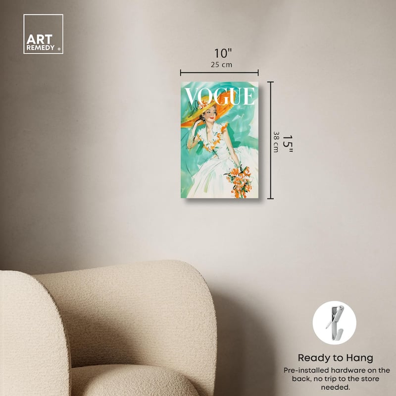 In the Summer Breeze Cover Canvas by Art Remedy, Gallery Wrapped