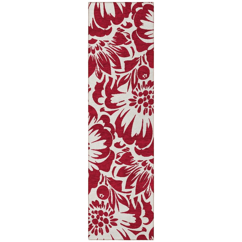 Taz Botanic Elegance Weather Resistant Blended Style Outdoor Rug