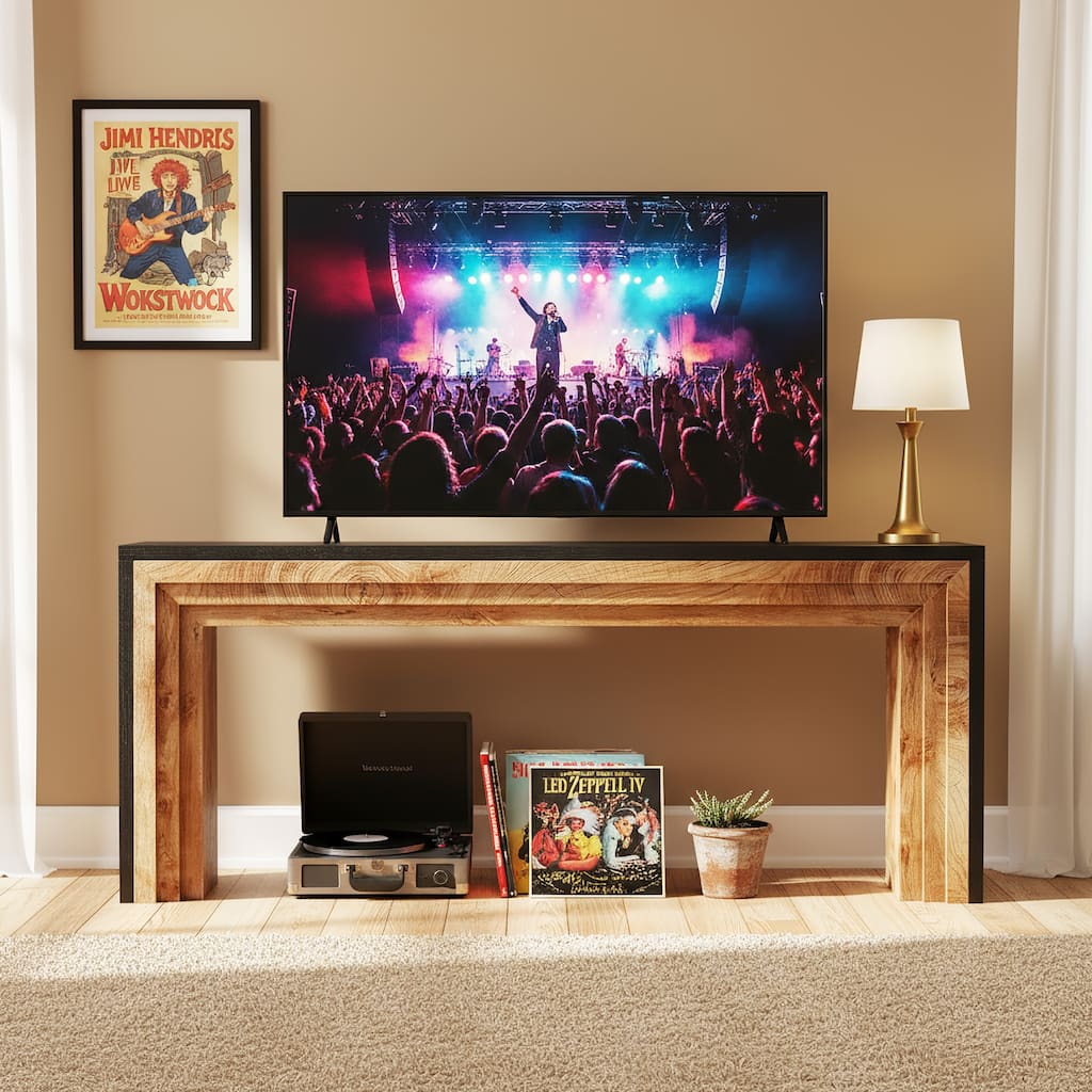 70.9" Long TV Stand Entertainment Center Media Console for Living Room