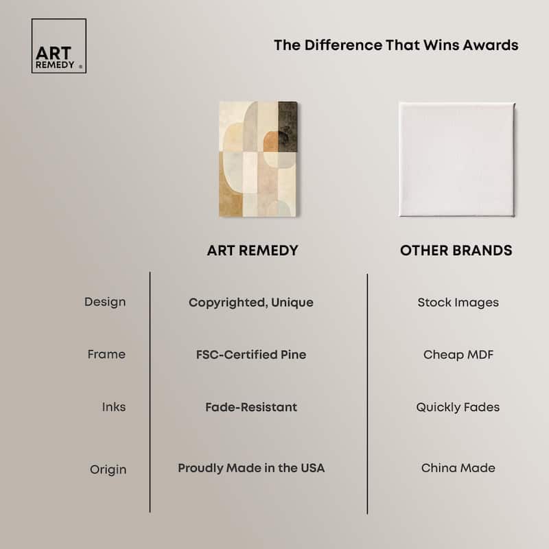 Overlapping Planes I Canvas by Art Remedy, Gallery Wrapped