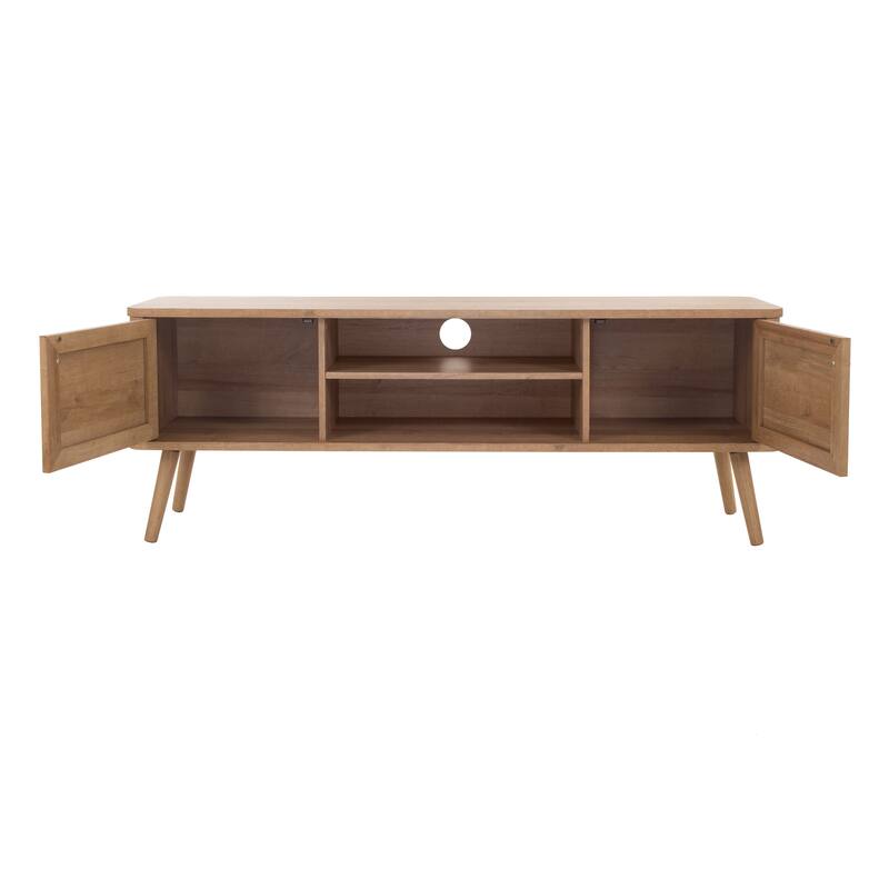 NPD Furniture Thelma KD 59.5 Inch Rattan TV Stand