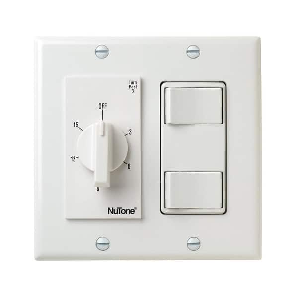 Shop Nutone Vs69wh 15 Minute Bath Fan Timer Switch With Two On Off