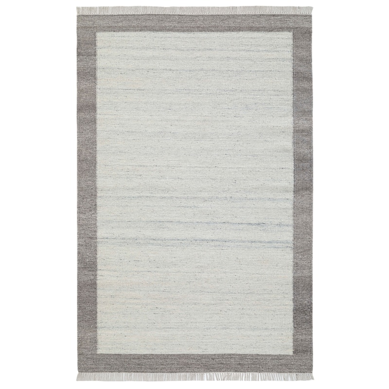Terra by Obeetee Nu Maison Soft Border Rug - Cream/Onyx - 3' x 5'