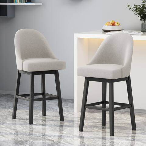Boyd Swivel Bar Stool (Set of 2) by Christopher Knight Home