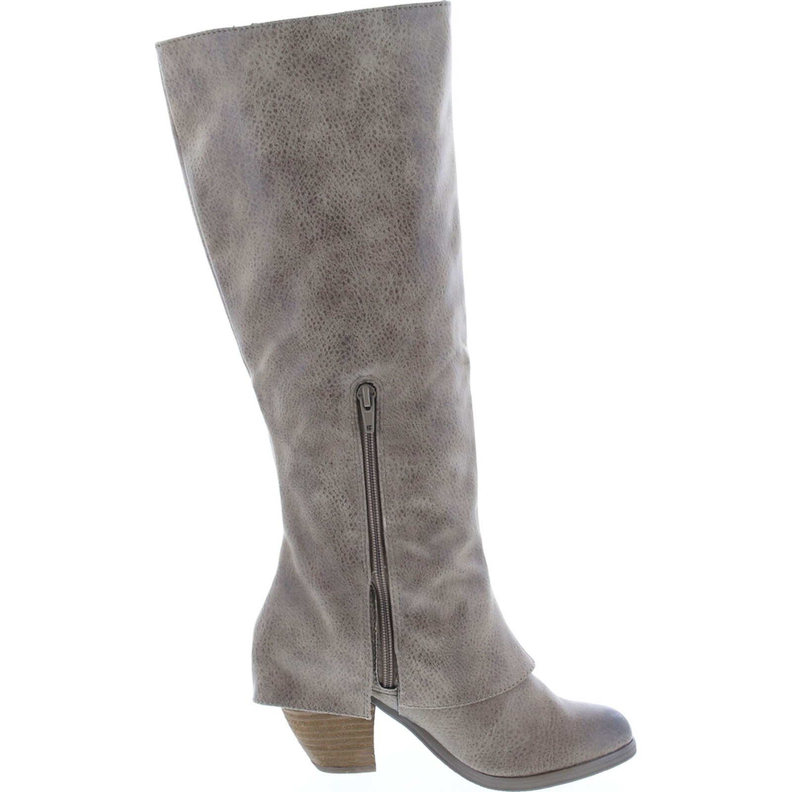 chunky long boots