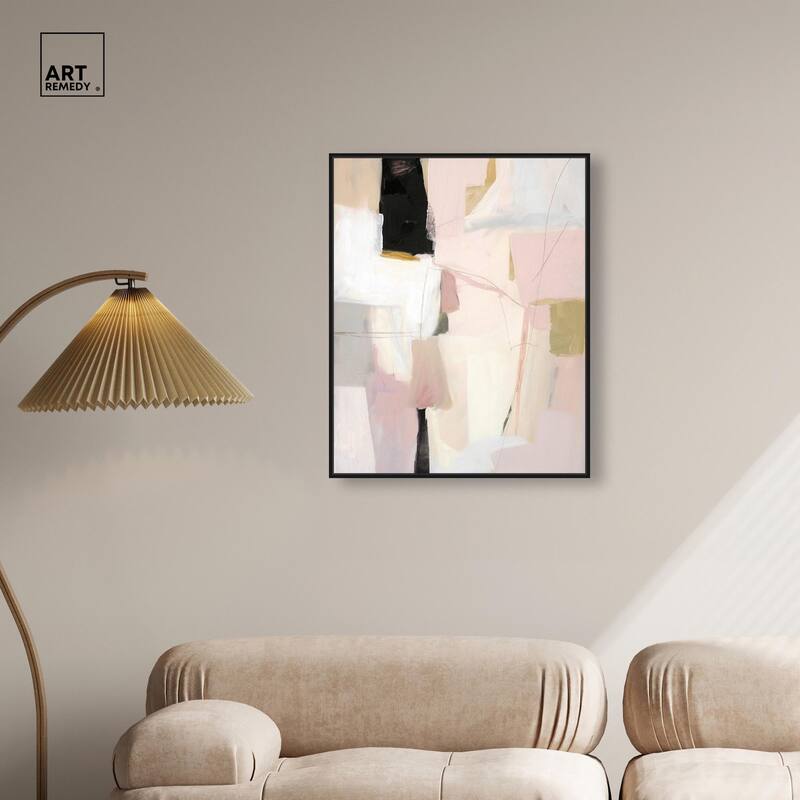 Pistachio Pink I Canvas by Art Remedy