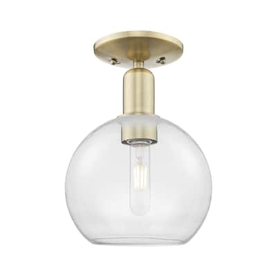 Innovations Lighting 716-1C-12-8 Athens Semi-Flush Athens 8" Wide