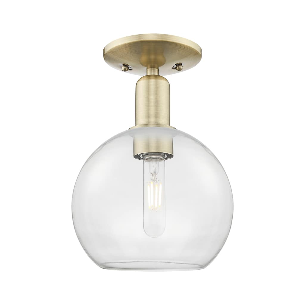 Innovations Lighting 716-1C-12-8 Athens Semi-Flush Athens 8" Wide
