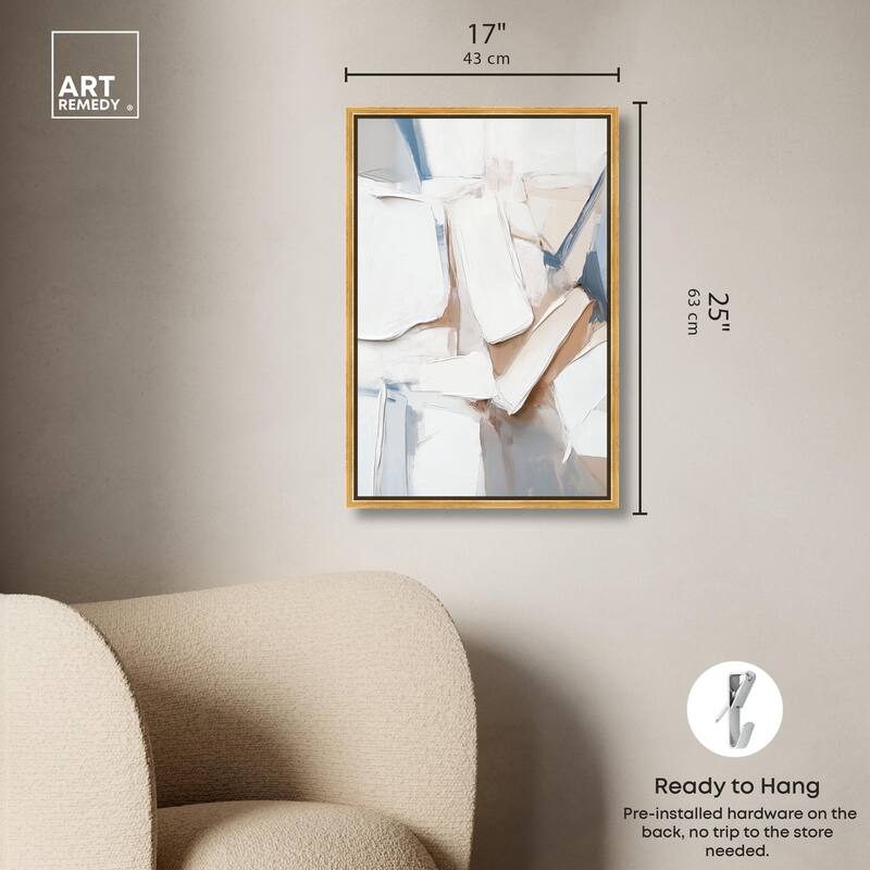 Bone and Beige II Canvas by Art Remedy