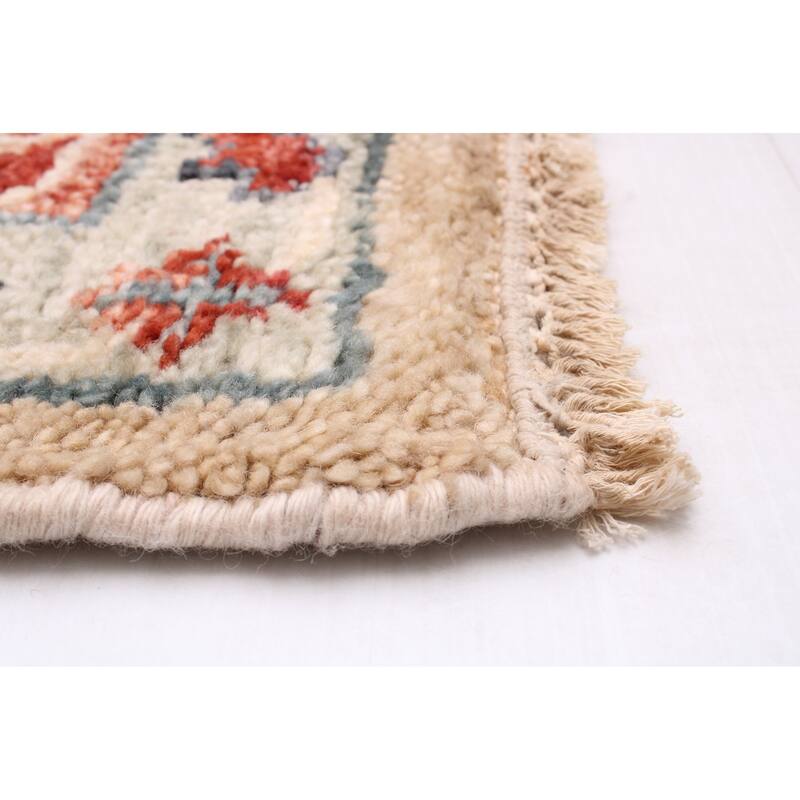 ECARPETGALLERY Hand-knotted Jules Serapi Light Khaki Wool Rug - 9'0 x 11'10