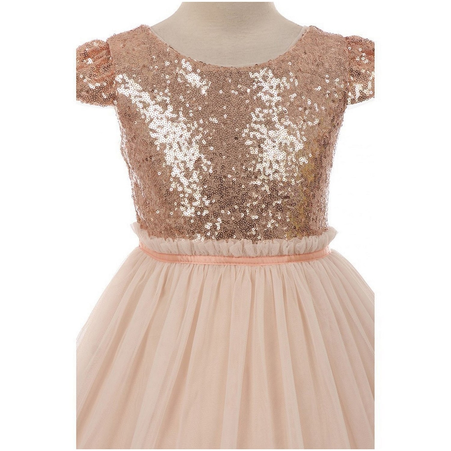 blush kids dress