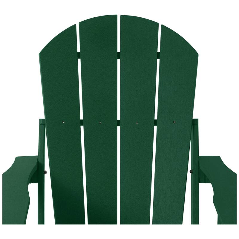 Laguna Outdoor Folding Adjustable Adirondack Chair with Cup Holder & Hideaway Ottoman