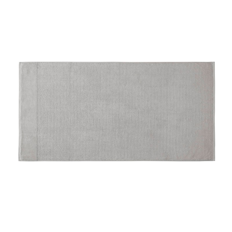 Madison Park Spa Waffle Cotton Waffle Jacquard Antimicrobial Bath Towel 6 Piece Set