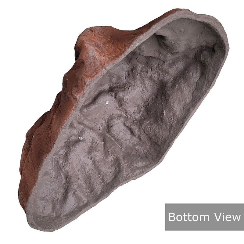 Outdoor Artificial Landscaping Rock Well Pump Cover Fiberglass Boulder