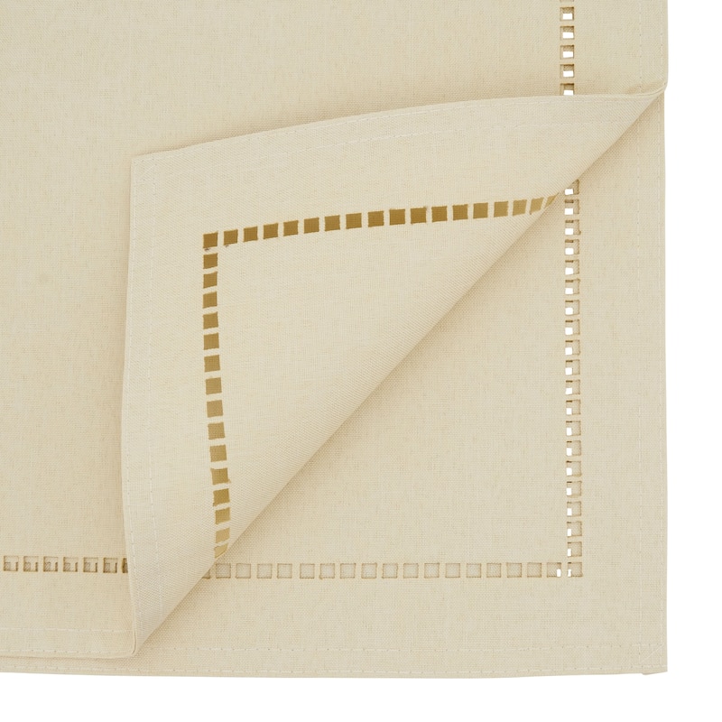 Table Runner with Laser-cut Hemstitch