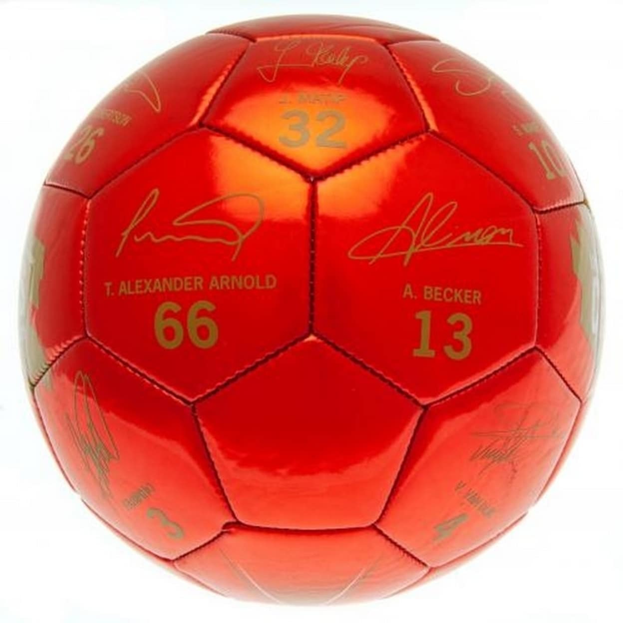 Liverpool FC Champions of Europe Football Signature Soccer Ball