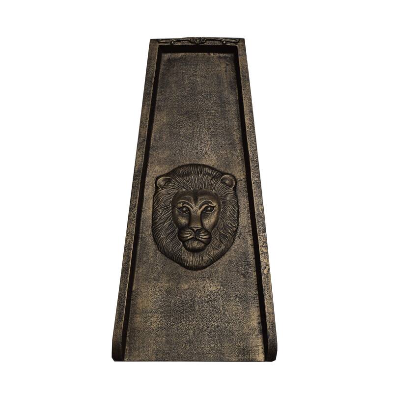 Lion Cast Aluminum Downspout Gutter 24 in. Splash Block